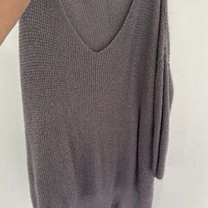 Free People oversized tunic- size m/l dusty purple